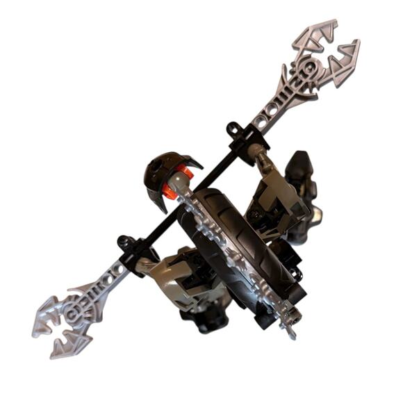 VTG LEGO BIONICLE Rahkshi Vorahk Black Gray 8591 Canister Complete DAMAGED Book - Picture 5 of 12